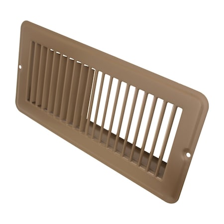 Creative Products 4 x 10 Floor Register, Brown, 4 x 10 Access opening, Common OEM Replacement FR-0410-BRN